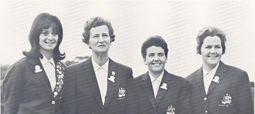 Mrs. Ray Thomas, Mrs. M. Dawson, Miss Marea Hickey, Miss Elizabeth Blackmore